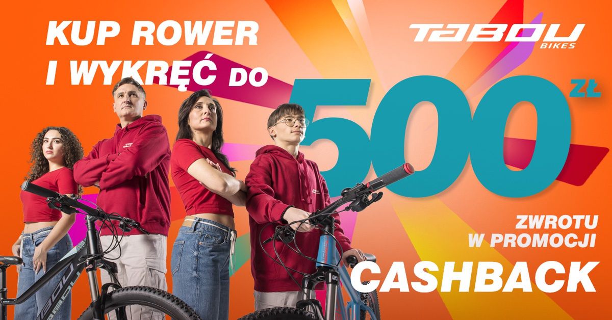 Kręć kilometry i zyskuj! Do 500 zł zwrotu w promocji Tabou Cashback