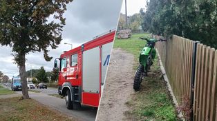 Gorzów: Motocyklista uderzył w drzewo pod miastem