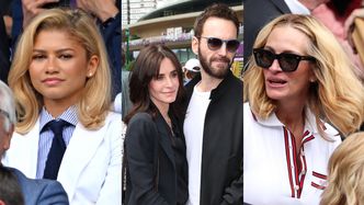 ŚMIETANKA HOLLYWOOD wpadła na finał Wimbledonu: Zendaya, Courteney Cox, Julia Roberts... (ZDJĘCIA)