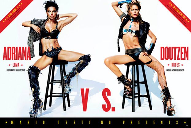 Adriana Lima vs. Doutzen Kroes!