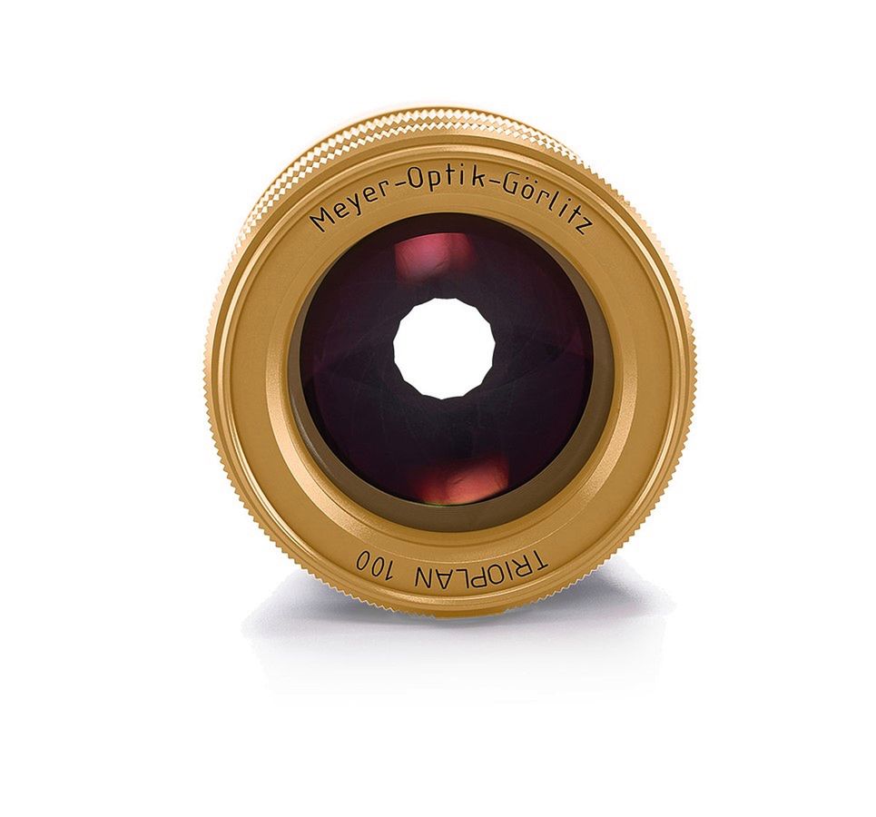 Trochę biżuterii nie zaszkodzi - oto limitowana, złota edycja Trioplan 100mm f/2.8 3