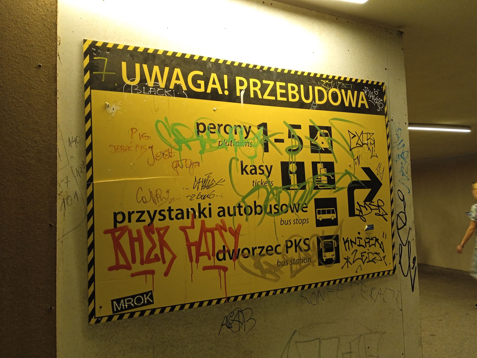 W północnej części dworca wciąż trwa remont