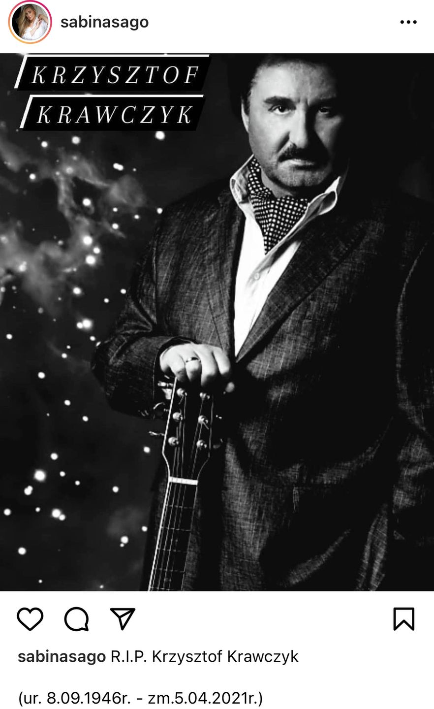 Krzysztof Krawczyk nie żyje. Wspomnienie Sabiny Sago