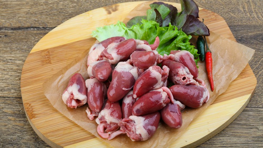 Surowe serce z indyka