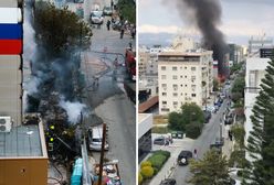 Pożar u Rosjan. Absurdalne zarzuty z Nikozji