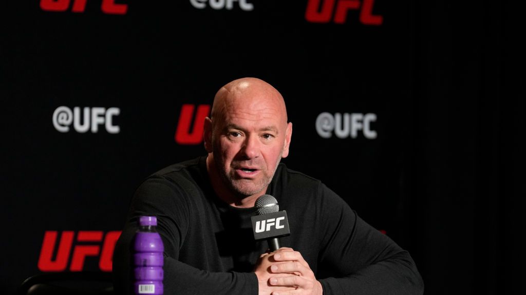 Getty Images /  Louis Grasse/PxImages/Icon Sportswire / Na zdjęciu: Dana White