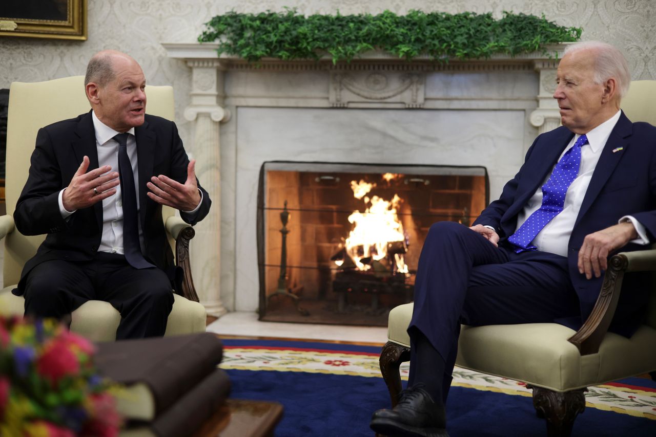 Joe Biden and Olaf Scholz