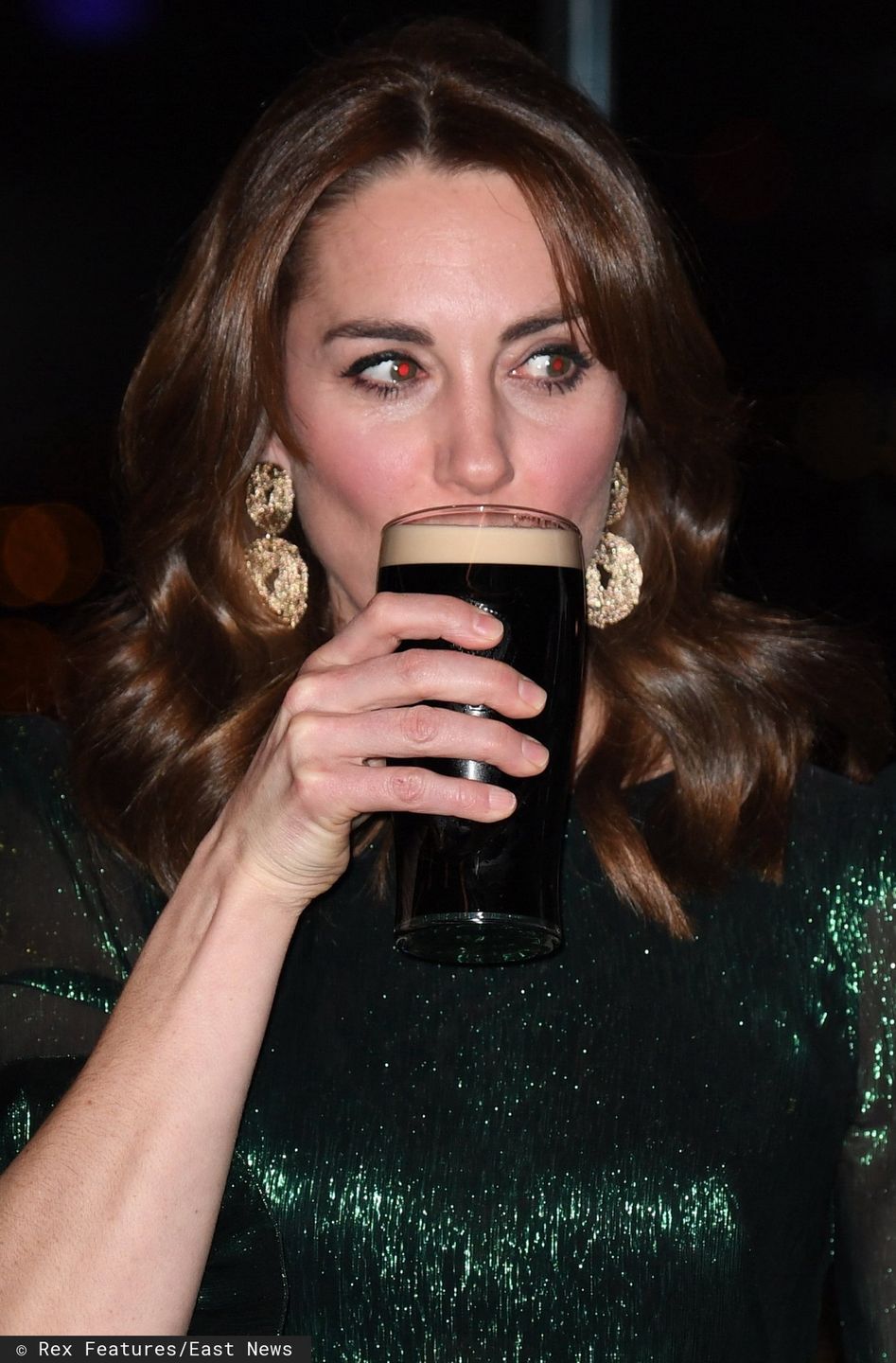 Kate Middleton świętuje koniec pierwszego dnia wizyty w Irlandii
