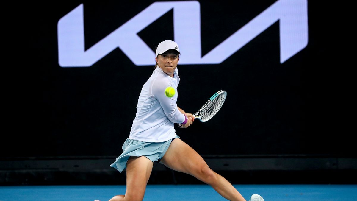 PAP/EPA / JASON O'BRIEN / Na zdjęciu: Iga Świątek