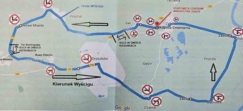 Wyścig kolarski w Zielonej Górze. Tędy nie przejedziemy