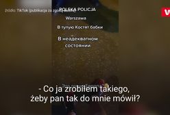Policjanci obrażali Ukraińca. Skandaliczne wideo z Warszawy