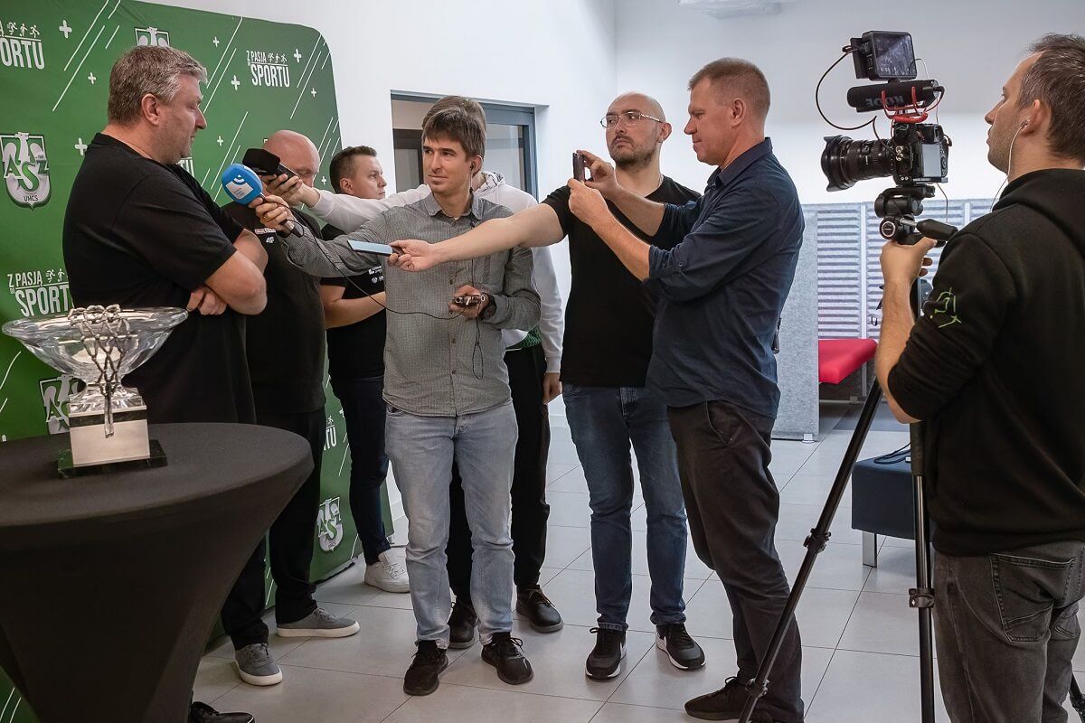 Briefing prasowy po zdobyciu Superpucharu Polski