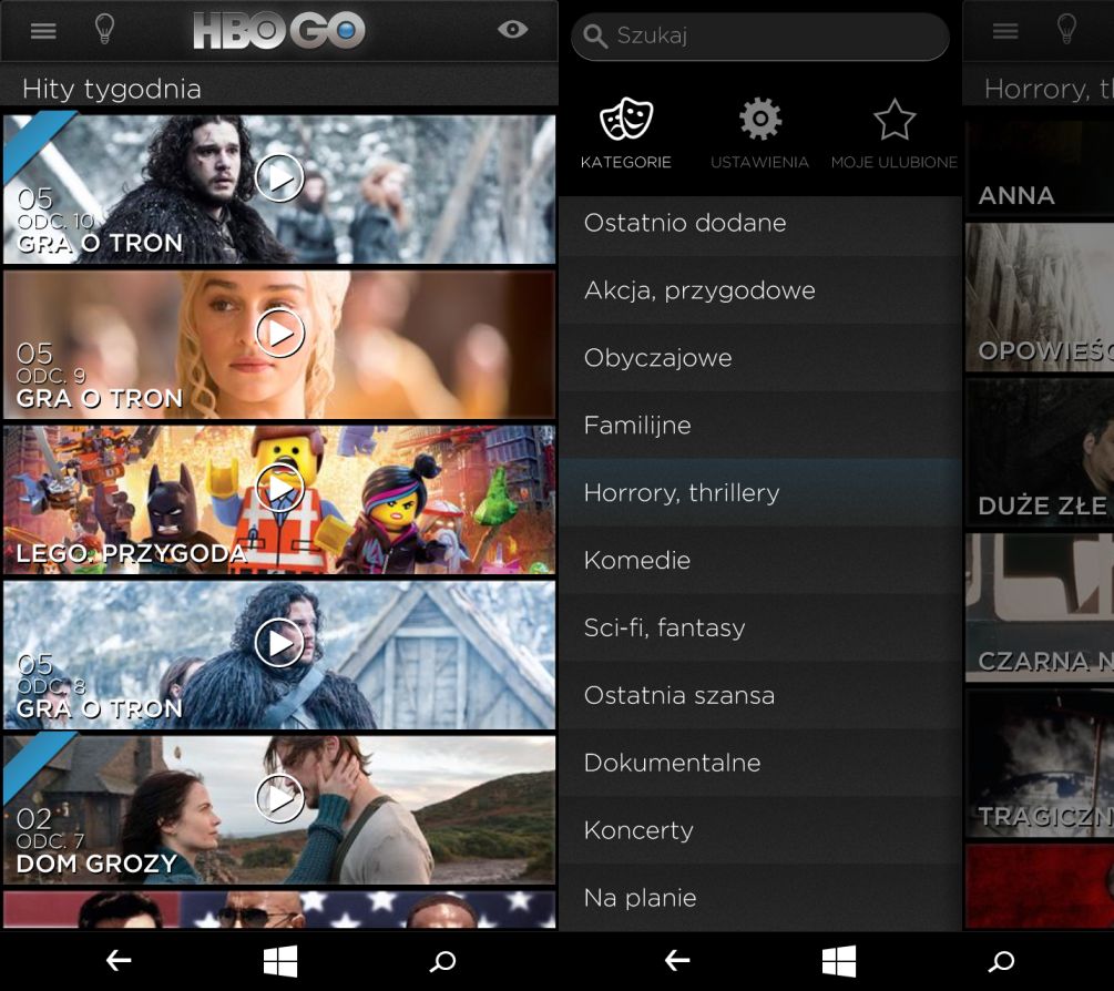 Która aplikacja VOD jest najlepsza? Sprawdzamy na telefonach z Windows Phone'em 13