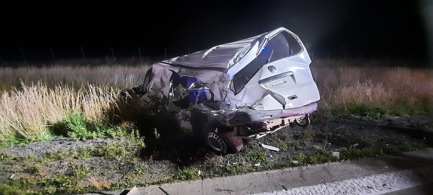 Poważny wypadek na A4. Kierowca zabrany do szpitala