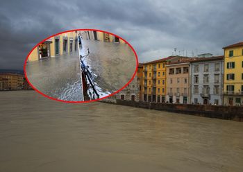 Burza sparaliżowała Pizę. Miasto uruchomiło sztab kryzysowy