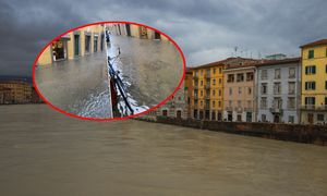 Burza sparaliżowała Pizę. Miasto uruchomiło sztab kryzysowy