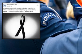 Żałoba w gorzowskiej policji. 25-latek zginął w wypadku