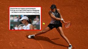 Ukraińcy piszą o tym, co zrobiła Świątek. "Bez szans"