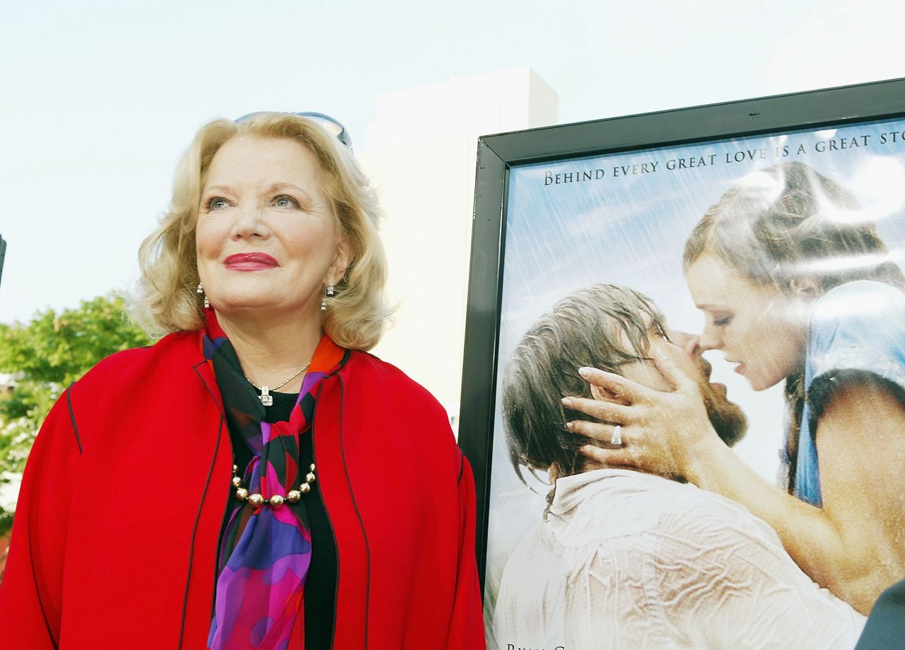 Gena Rowlands battles Alzheimer's, mirroring iconic "The Notebook" role