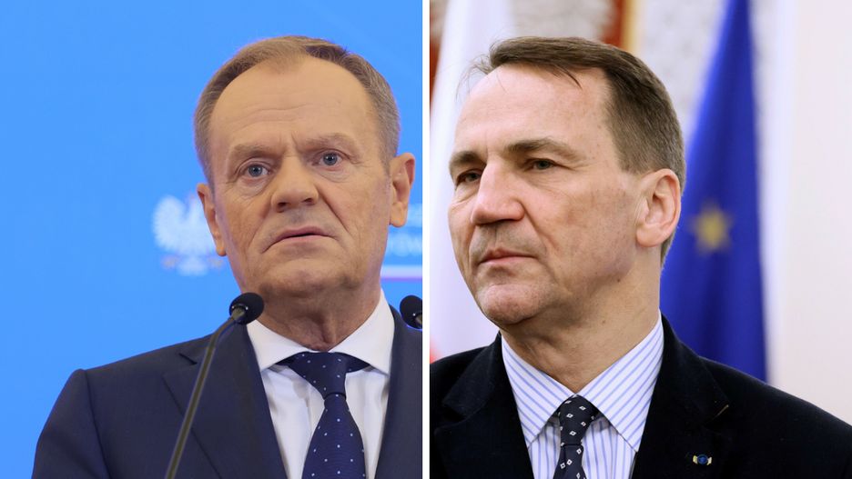 Donald Tusk i Radosław Sikorski