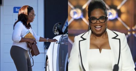 Chuda jak przecinek Oprah Winfrey opuszcza siłownię. Poznajecie ją jeszcze? (ZDJĘCIA)