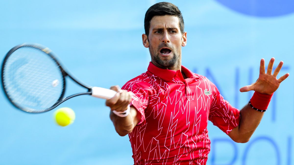 PAP/EPA / ANDREJ CUKIC / Na zdjęciu: Novak Djoković