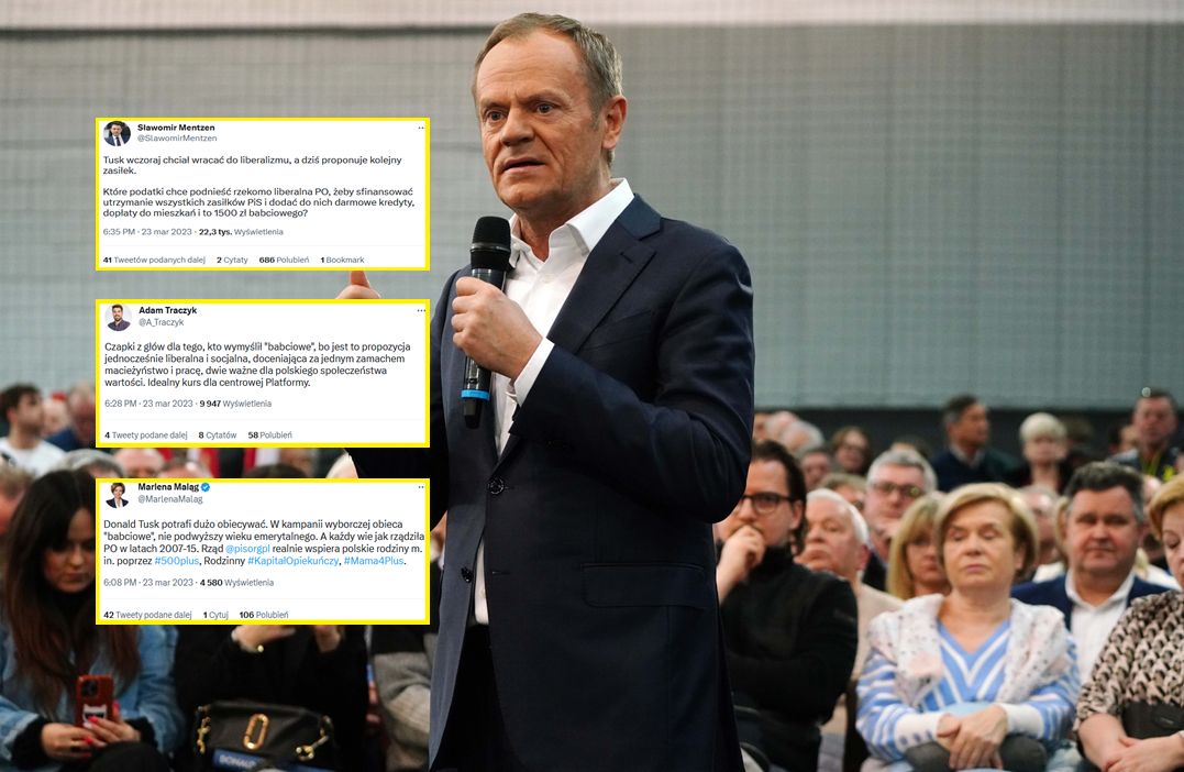 "Babciowe" od Tuska. W sieci wrze, fala komentarzy