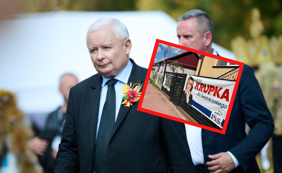Jarosław Kaczyński w Paradyżu. W nadchodzących wyborach kandyduje z okręgu kieleckiego. Sympatycy PiS są zaskoczeni