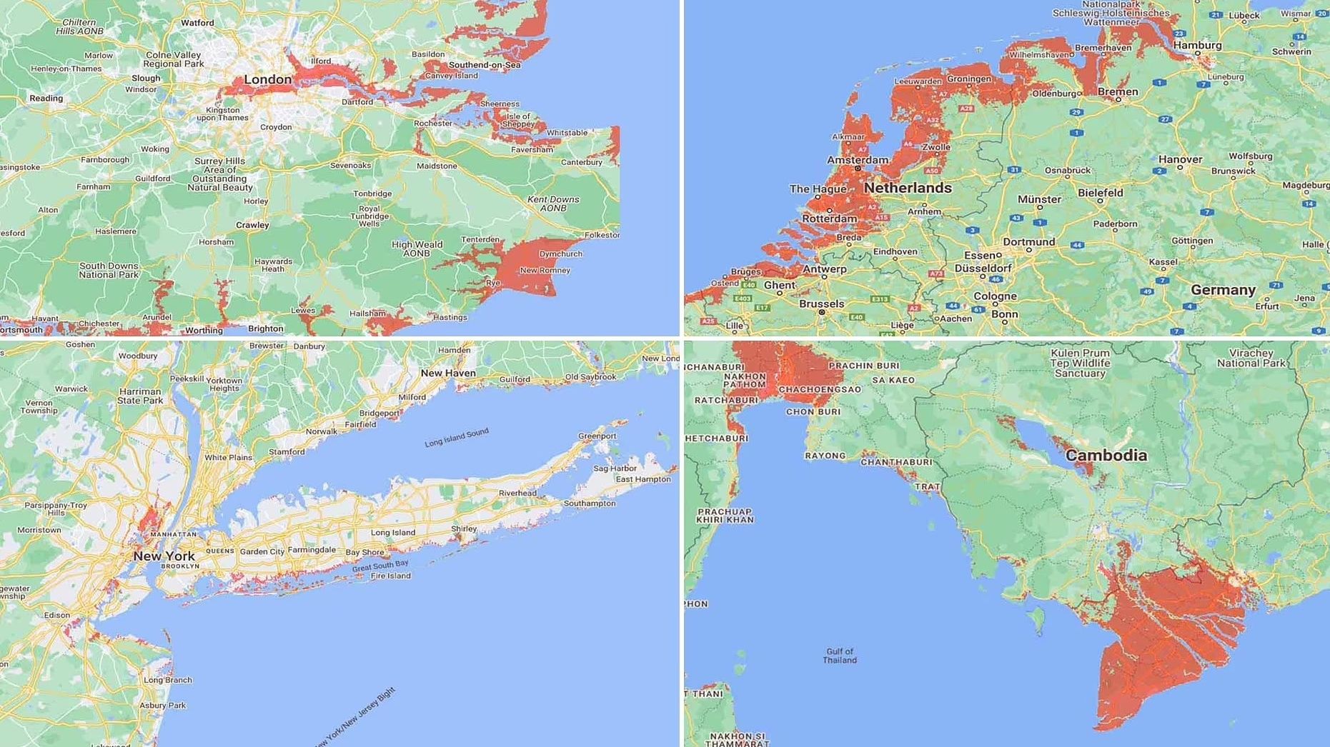 Pokazali mapę z 2100 r. Tych państw już na niej nie ma