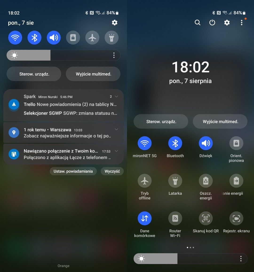 Android 13 z One UI 5