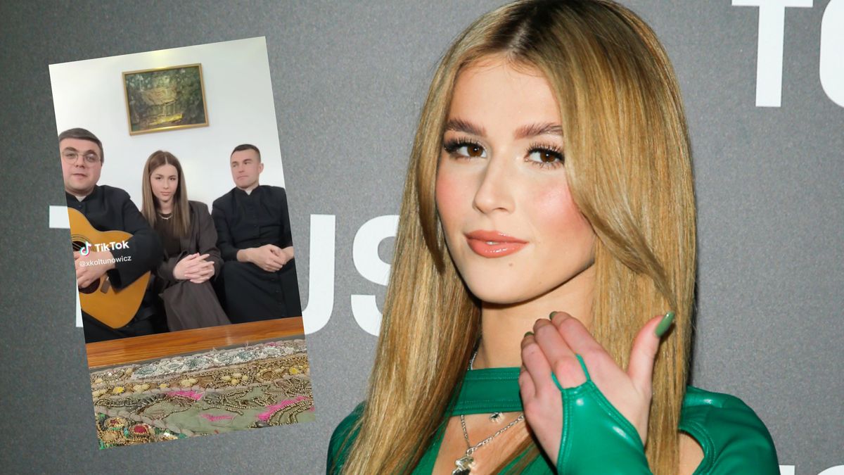 Roksana Węgiel zaśpiewała z księżmi