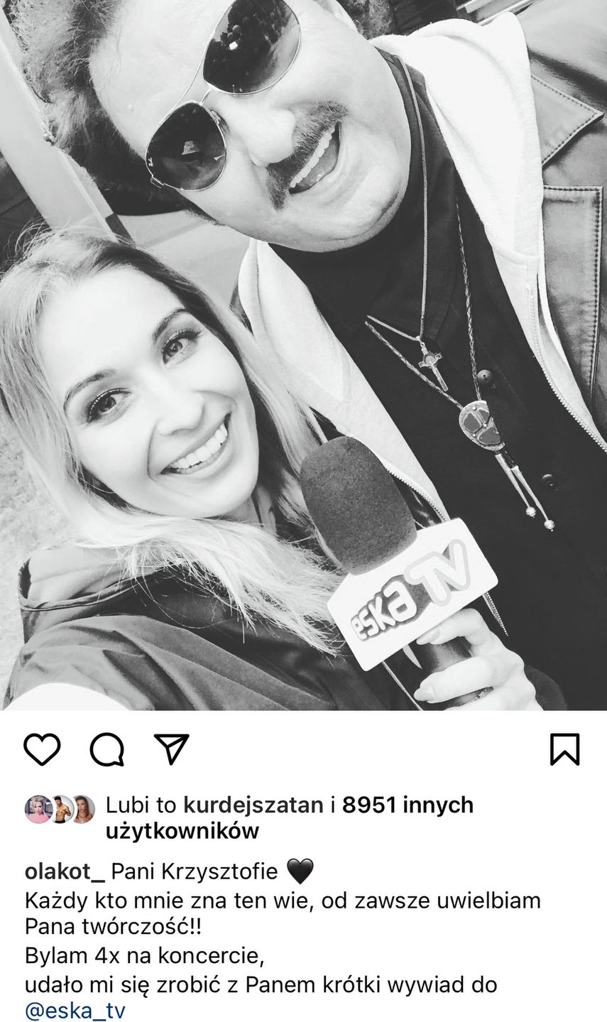 Krzysztof Krawczyk nie żyje. Wspomnienie Oli Kot