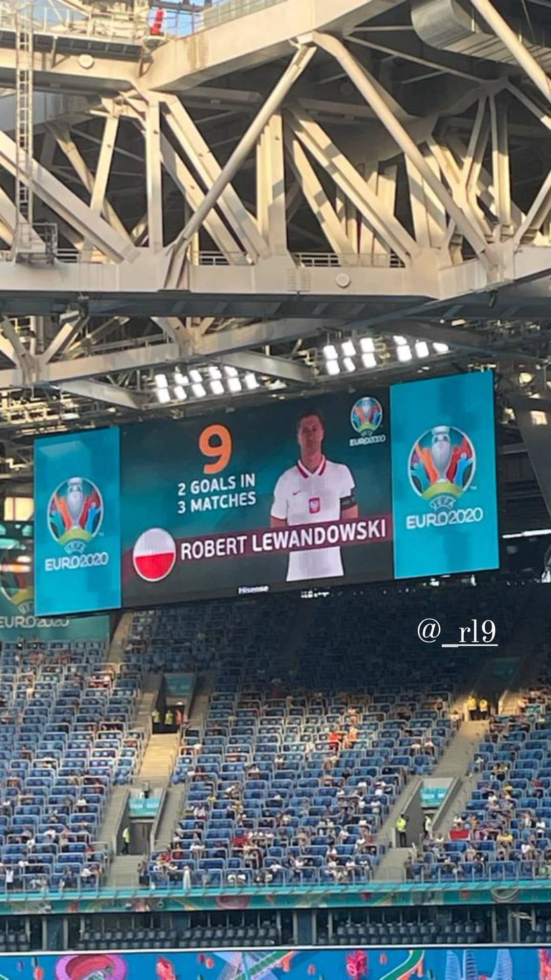Anna Lewandowska - Euro 2020, Polska - Szwecja