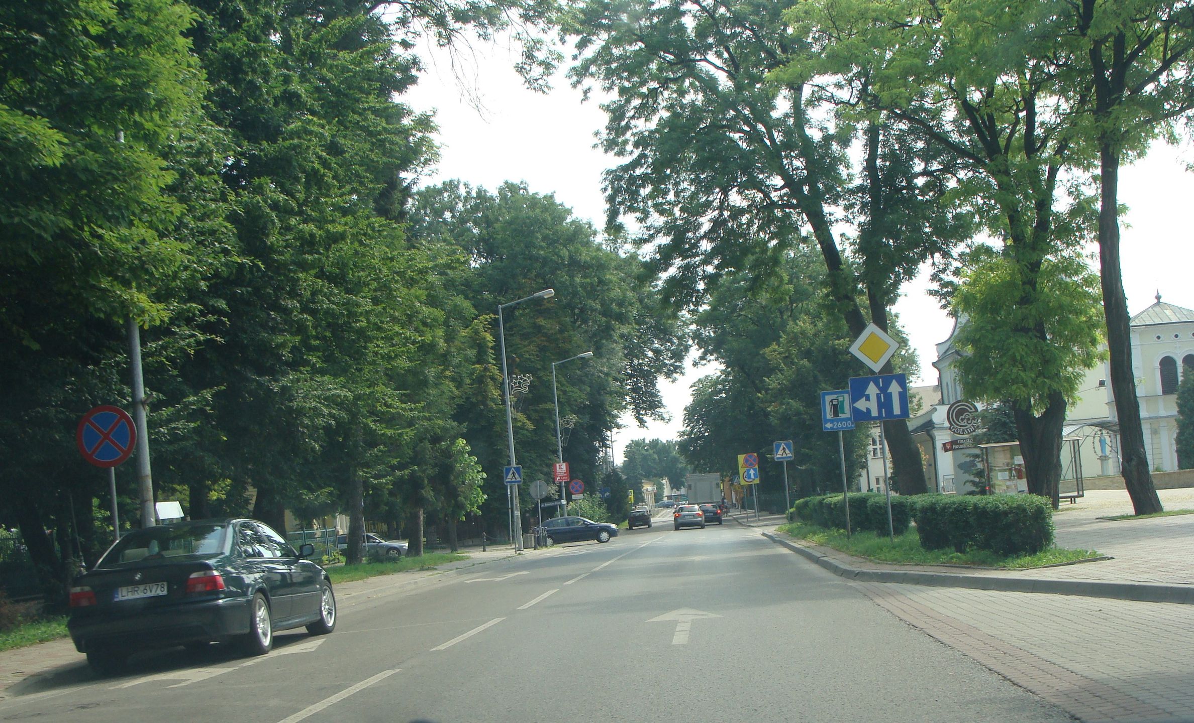 Ulice w Hrubieszowie nie są ruchliwe, a okolica urzeka spokojem
