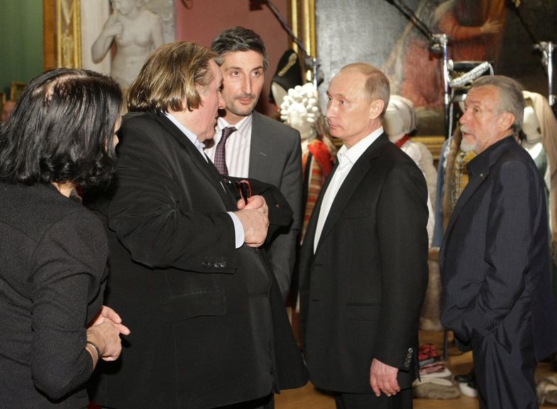 Gerard Depardieu i Władymir Putin