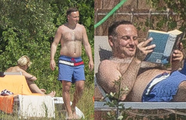 Andrzej Duda bawi się z żoną w Toskanii (ZDJĘCIA)