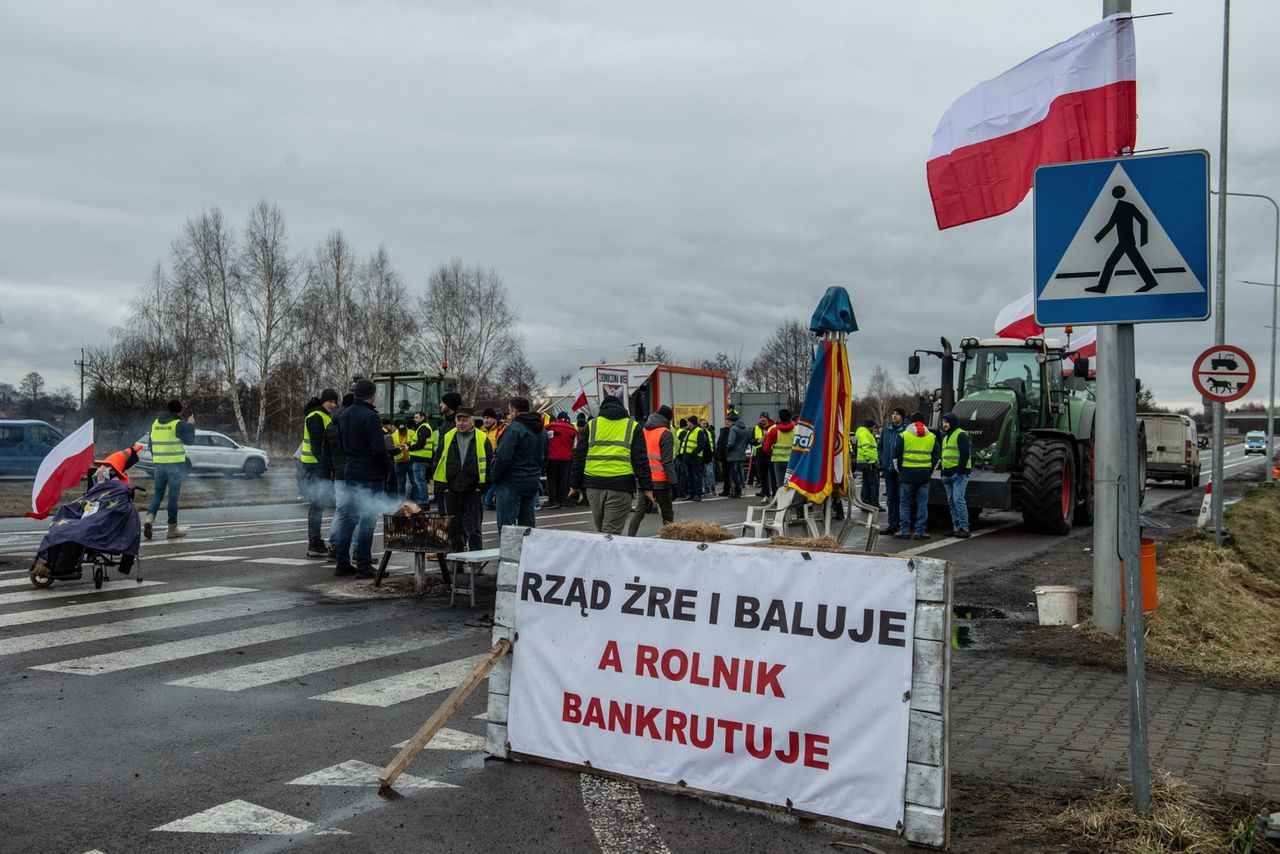 Ukrainiec uderza w polskich rolników. "Przeciwko rosyjskim nie protestują"