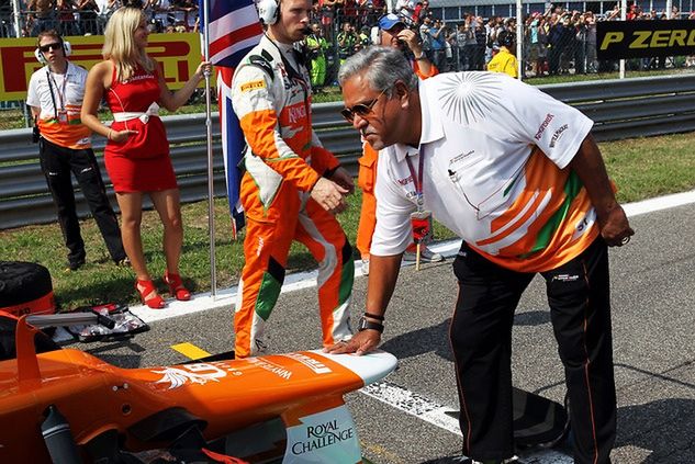 Szef Force India Vijay Mallya liczy na pokonanie McLarena