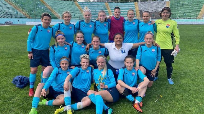 Instagram / FK Mariupol / Na zdjęciu: Piłkarki FK Mariupol