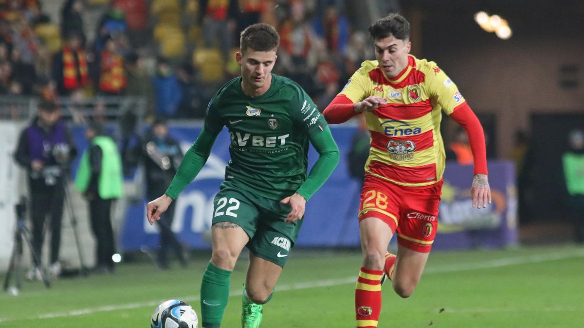 PAP / Artur Reszko / Na zdjęciu: Jagiellonia i Śląsk walczą o mistrzostwo Polski