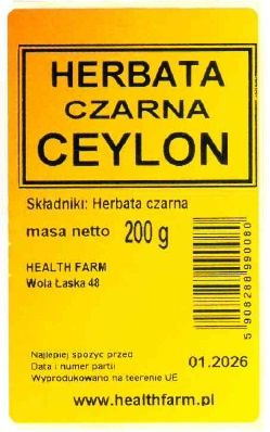 Czarna herbata z pestycydami