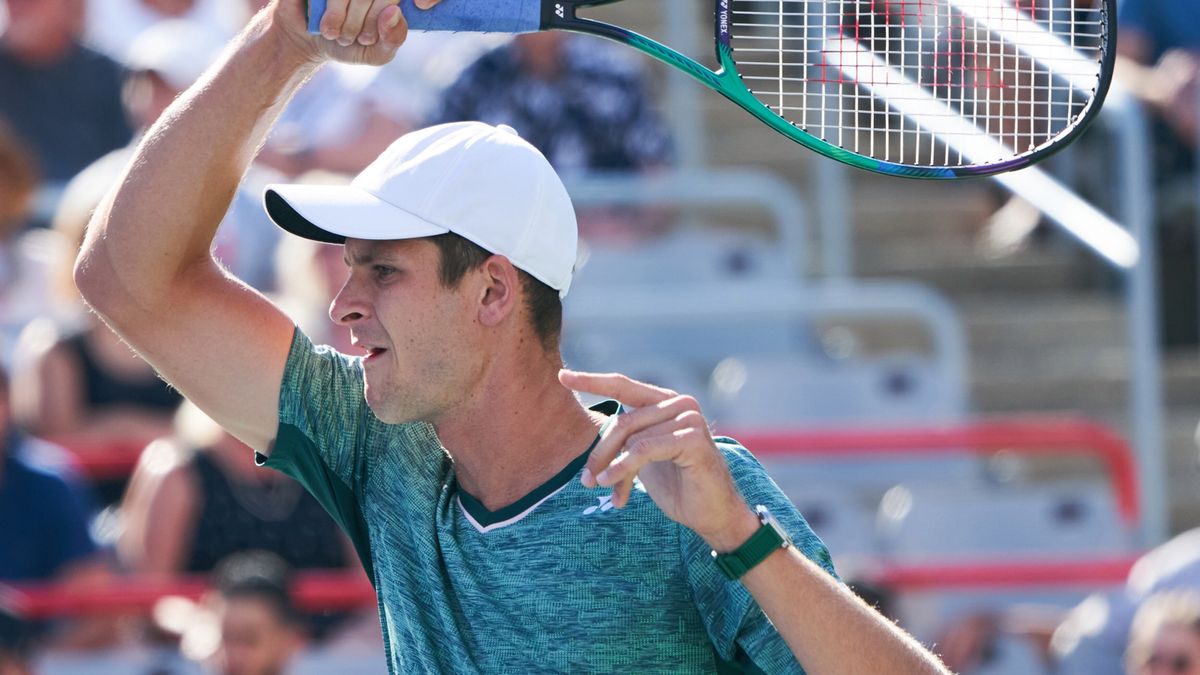 PAP / ANDRE PICHETTE / Na zdjęciu: Hubert Hurkacz