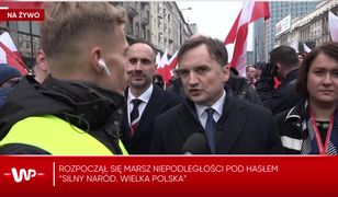Zbigniew Ziobro na Marszu Niepodległości. Uderza w Tuska