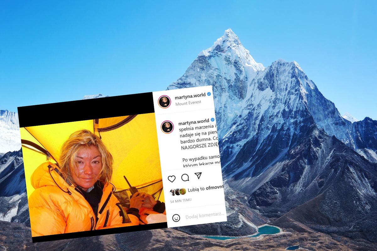 Martyna Wojciechowska pokazała zdjęcie z Mount Everestu