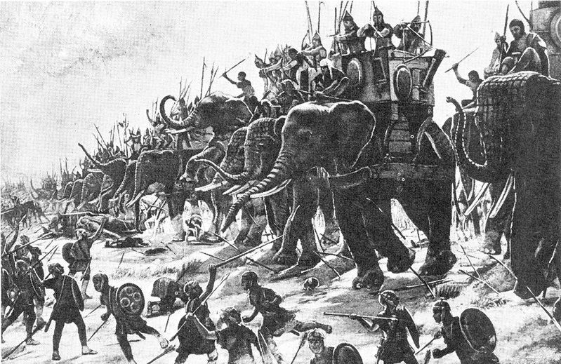 Mordercze i płochliwe słonie bojowe. Jak wykorzystywano te zwierzęta na polach bitew?