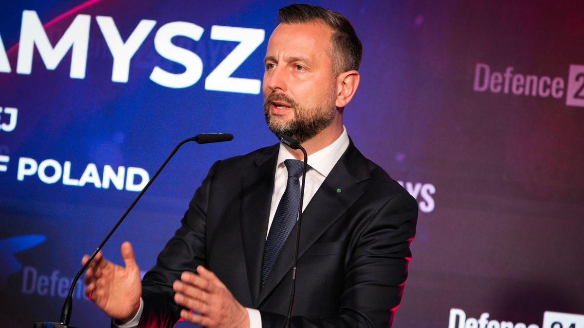 Polish Defence Minister Wladyslaw Kosiniak-Kamysz is seen speaking at the opening of the Defence24 Days conference in Warsaw, Poland on 06 May, 2026. Kosiniak-Kamysz on Wednesday said the arms indsutry needs to "Work 24 hours a day, 7 days a week" citing the non-abating threat of Russian aggression. On Friday Poland will sign the EU SAFE agreement which will provide 190 billion Euros for the development of the arms industry. (Photo by Jaap Arriens/NurPhoto via Getty Images)
