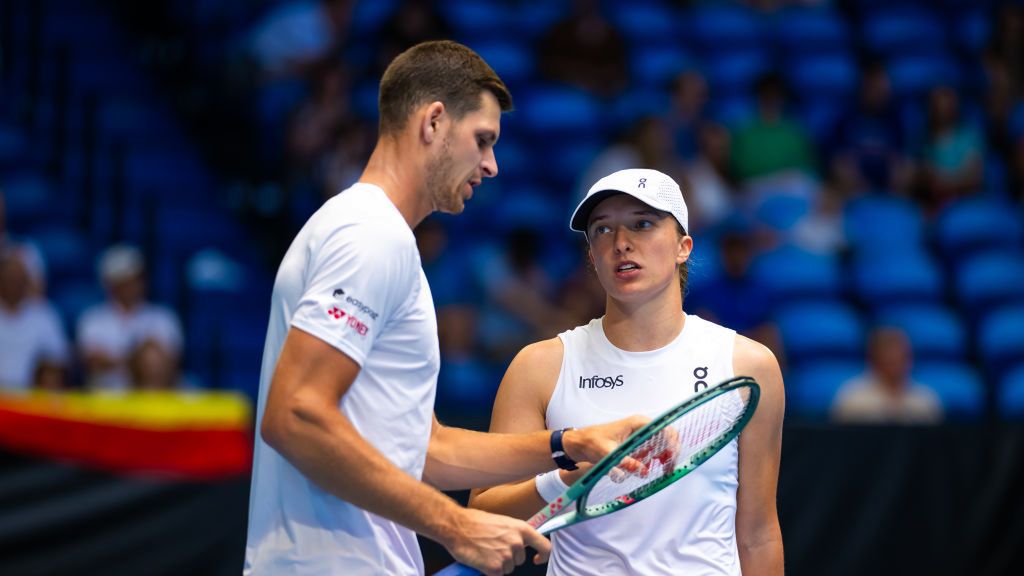 Getty Images / Robert Prange / Na zdjęciu: Hubert Hurkacz i Iga Świątek