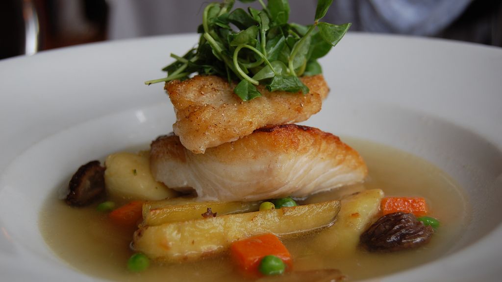 Halibut grenlandzki poddany obróbce wysuszającej mięso