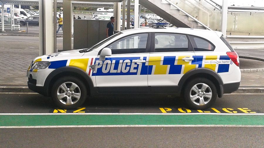 Nowozelandzki radiowóz - zdjęcie ilustracyjne