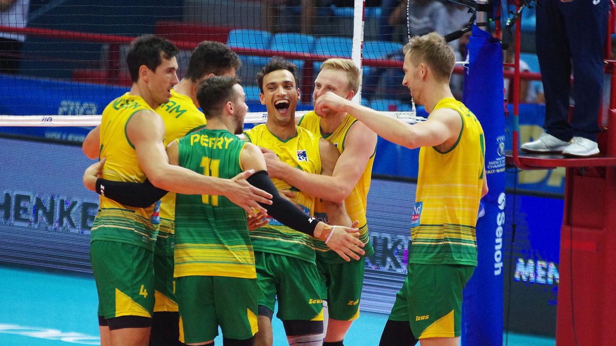 WP SportoweFakty / Olga Król / Na zdjęciu: reprezentacja Australii siatkarzy